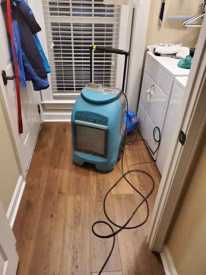 Commercial dehumidifier deployed for Flood Damage Cleanup in Cromwell